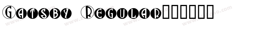 Gatsby Regular字体转换